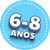 6-8 anos